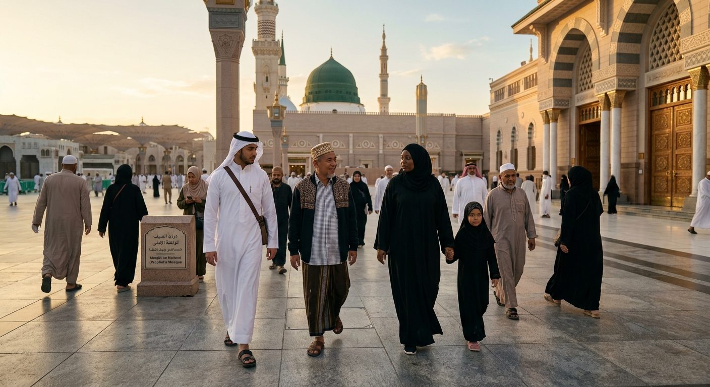 معالم تاريخية في مكة والمدينة.