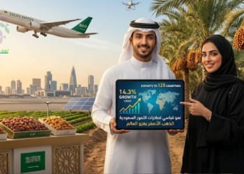 نمو قياسي لصادرات التمور السعودية