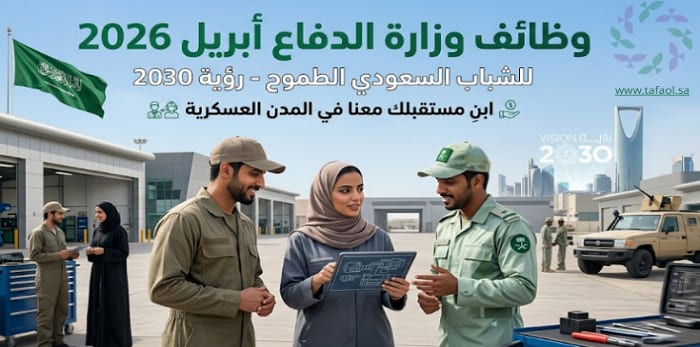وظائف وزارة الدفاع أبريل 2026