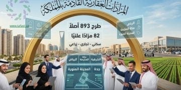 المزادات العقارية القادمة بالمملكة
