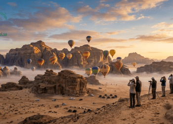 تجربة مناطيد العلا..