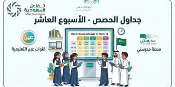 جداول الحصص للأسبوع العاشر