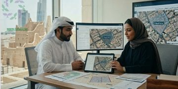 خطوات تقسيم ودمج العنوان الوطني