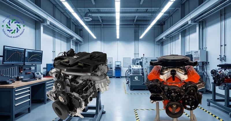 اثنين من أكثر محركات السيارات اعتمادية GM-LS-Series-and-Cummins-6.7L-engine
