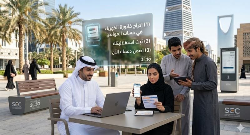 شروط إدراج فاتورة الكهرباء في حساب المواطن بالبيانات الصحيحة