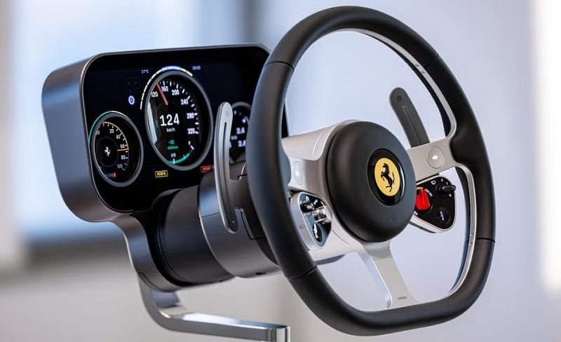 فيراري لوتشي 2028 Ferrari Luce تصميم عجلة القيادة