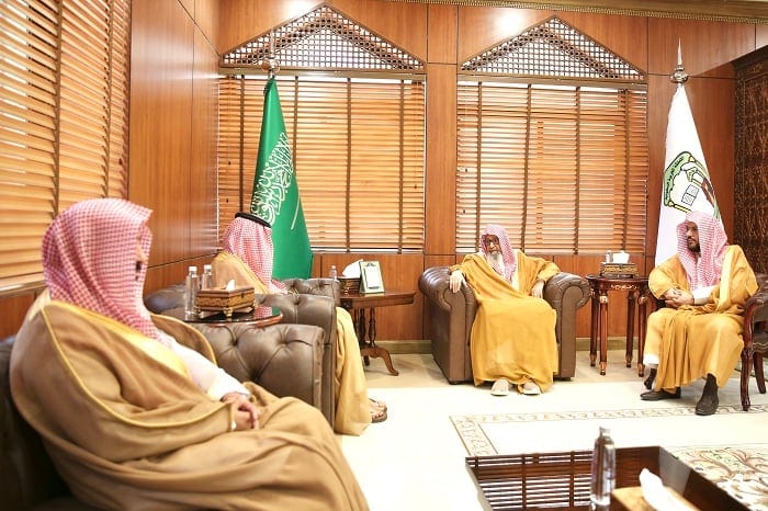 لقاء مفتي عام المملكة ورئيس هيئة الرقابة ومكافحة الفساد
