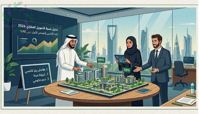 نسبة التمويل العقاري في البنوك السعودية