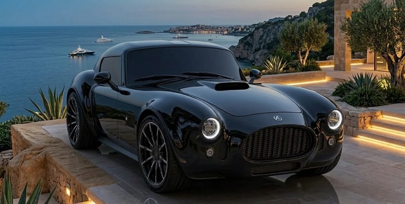 سيارة 2028 AC Cobra GT مولدة بالذكاء الصناعي