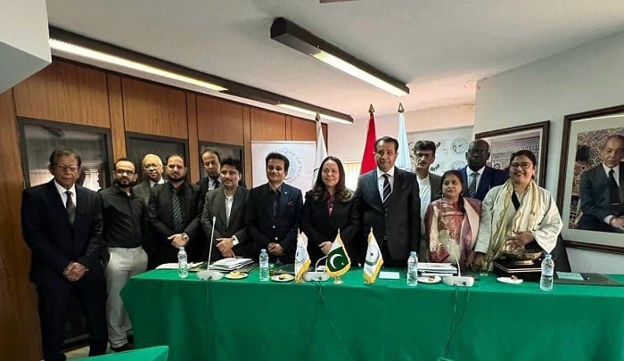 لقاء المركز الإسلامي لتنمية التجارة مع وفد أعمال باكستاني