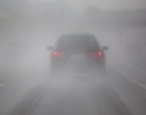 driving in the fog