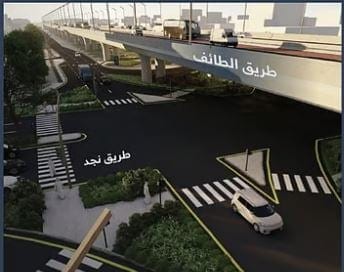 أعمال تطوير طريق الطائف تبدأ بإنشاء جسرين جديدين
