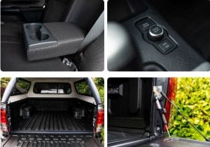 لقطة منوعة من مقصورة تويوتا هايلكس غمارة GLX 4X4 2.7L 2025