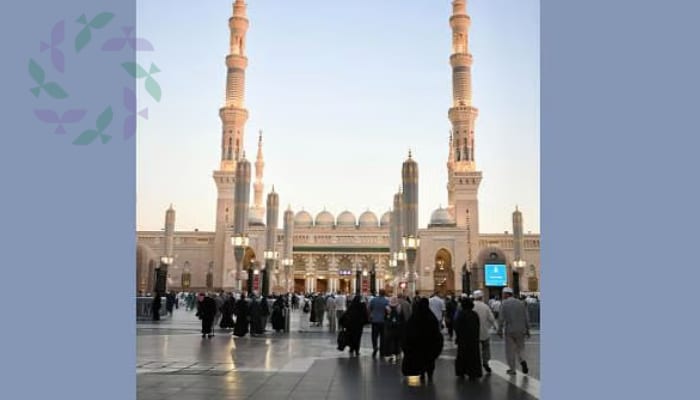 ضيوف الرحمن يتوافدون إلى المسجد النبوي