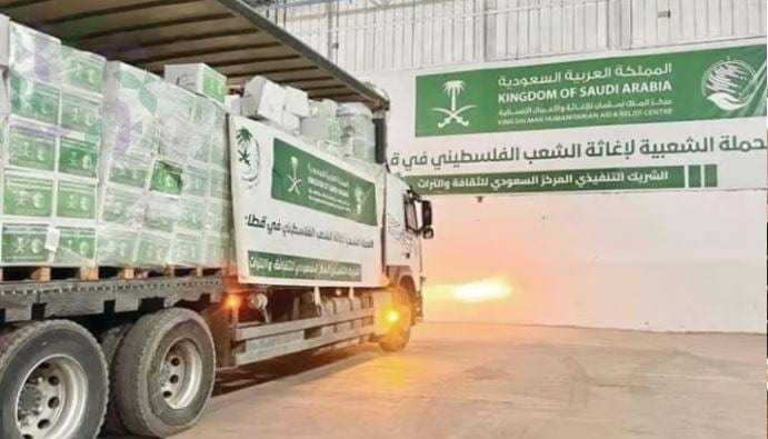 مساعدات سعودية جديدة إلى غزة