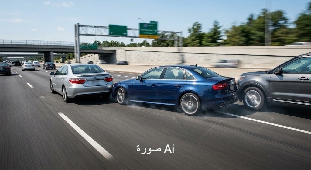 المراوغة بسرعة بين المركبات