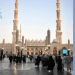 ضيوف الرحمن يتوافدون إلى المسجد النبوي