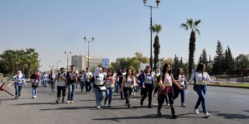 الشرقية وردية 16“.. 1200 مشارك في ماراثون للتوعية بسرطان الثدي