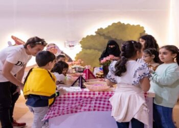 اقبال كبير للزوار في مهرجان الوليمة السعودي مع ركن الأطفال