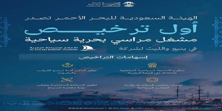 الهيئة السعودية للبحر الأحمر تصدر أول ترخيص لمراسٍ سياحية في ينبع والليث