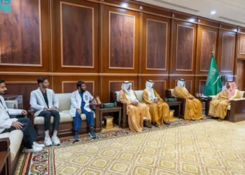 الأمير فيصل بن فهد بن مقرن يستقبل رئيس جامعة حائل المكلف