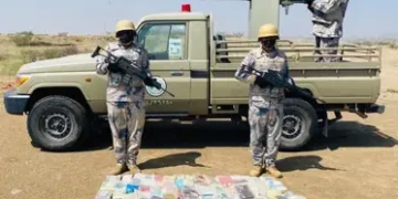 حرس الحدود بجازان يحبط تهريب (90) كيلوجرامًا من نبات القات المخدر