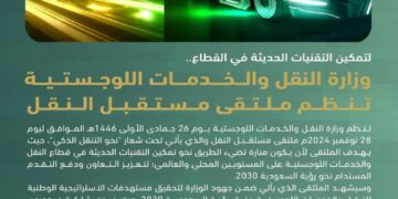 وزارة النقل والخدمات اللوجستية تنظم ملتقى "مستقبل النقل" 28 نوفمبر الجاري