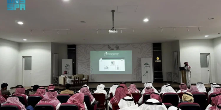 "منصة إحسان" تشارك ضمن فعاليات ليالي الجوف