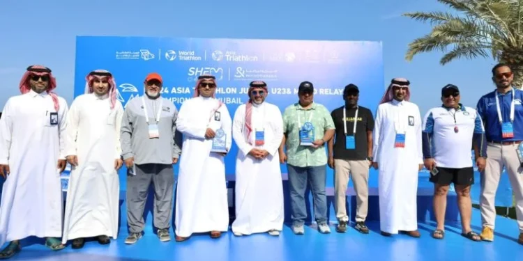 ختام بطولة آسيا للشباب والناشئين للترايثلون في الجبيل