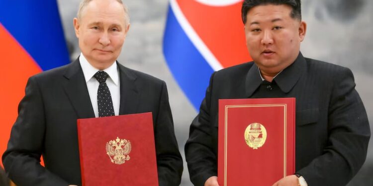 روسيا وكوريا الشمالية توقعان معاهدة دفاع مشترك