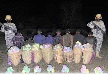 حرس الحدود بمنطقة عسير يحبط تهريب (176) كيلو جرامًا من نبات القات المخدر