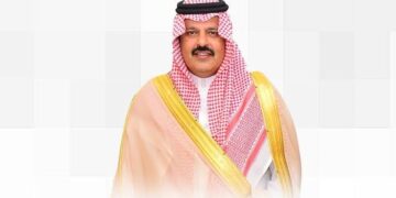 أمير منطقة حائل ونائبه يشهدان مباراة كرة القدم بين فريقي الجبلين والطائي ضمن مباريات دوري يلو