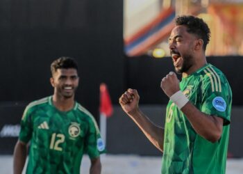 أخضر الشاطئية يتغلب على الصين في ختام بطولة كأس نيوم الدولية