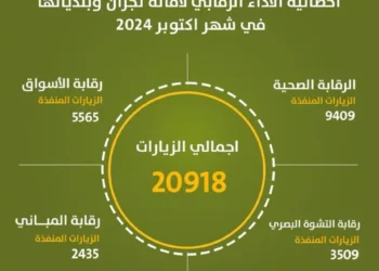 "أمانة نجران" تنفذ 20918 جولة رقابية خلال شهر أكتوبر الماضي