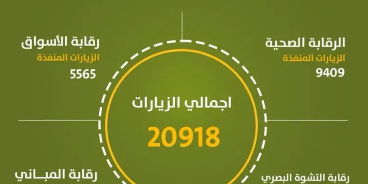 "أمانة نجران" تنفذ 20918 جولة رقابية خلال شهر أكتوبر الماضي