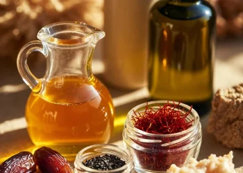 مكونات العناية بالبشرة والشعر