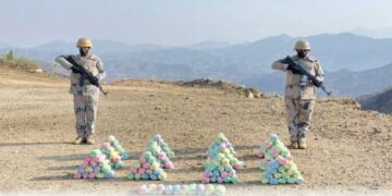 حرس الحدود بعسير يحبط تهريب 270 كيلوجرامًا من نبات القات المخدر