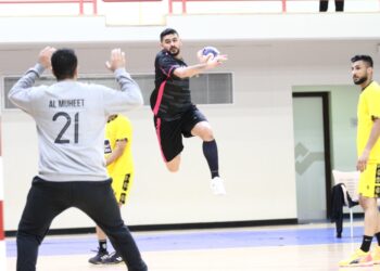 الهدى يكسب الوحدة ضمن منافسات الدوري الممتاز لكرة اليد