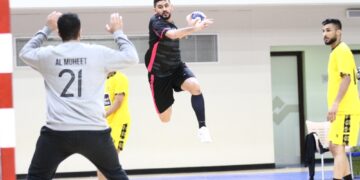 الهدى يكسب الوحدة ضمن منافسات الدوري الممتاز لكرة اليد