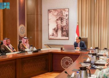 وزير الصناعة والثروة المعدنية يبحث مع رئيس الوزراء المصري تعزيز التكامل الصناعي بين البلدين