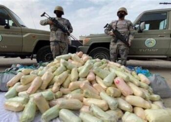 دوريات الأمن في جازان تقبض على مروج 45 كيلوجرامًا من نبات القات المخدر