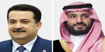 ولي العهد السعودي ورئيس الوزراء العراقي يناقشان تطورات الأوضاع الإقليمية