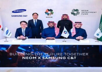 "نيوم" السعودية و"سامسونغ سي آند تي" تشكلان أكبر تحالف عالمي لتطوير تقنيات البناء