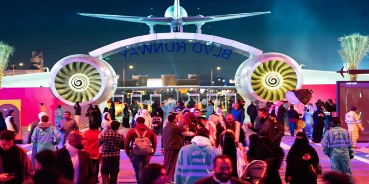 قطاع الترفيه السعودي يحقق نموًا كبيرًا مع استقبال "موسم الرياض" 12 مليون زائر