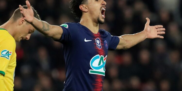 دوري روشن يستهدف التعاقد مع ماركينيوس لاعب باريس سان جيرمان