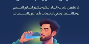 وزارة الصحة: لا تهمل شرب الماء حتى لا تصاب بأعراض الجفاف