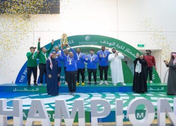 نادي ذوي الإعاقة بالرياض يتوج بطلًا للدوري الممتاز لكرة الهدف