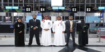 طيران ناس يحتفل بتدشين رحلاته المباشرة بين المدينة المنورة ومطار سفنكس في القاهرة