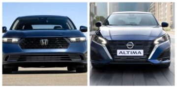 من الأفضل ؟ مقارنة شاملة بين نيسان ألتيما وهوندا أكورد