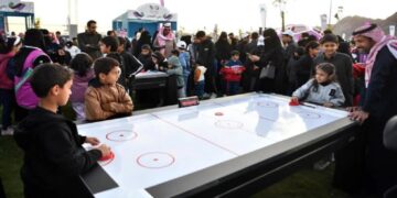 **ألعاب رياضية منوعة وحماسية تسجلها فعالية مهرجان كأس العالم في حائل**